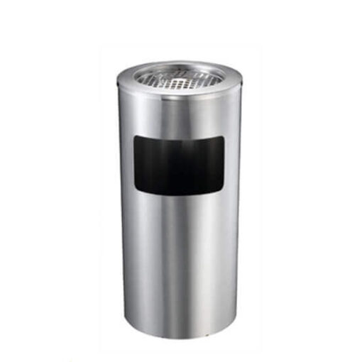 פח מאפרה נירוסטה מוברש